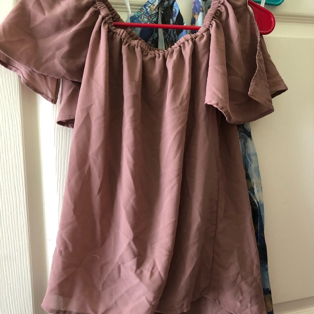 flowy off the shoulders blouse